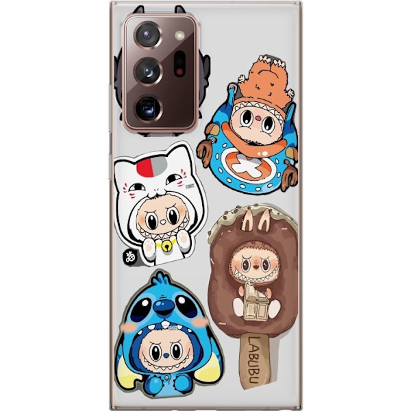 Samsung Galaxy Note20 Ultra Gennemsigtig cover Labubu figur sa