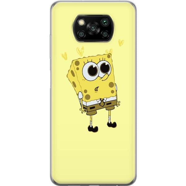 Kompatibelt Mobilskal till Xiaomi Poco X3 NFC SpongeBob SquarePants