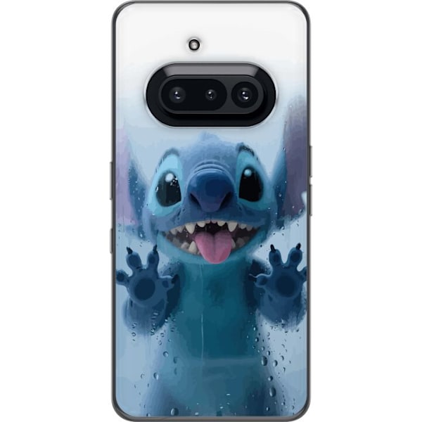 Nothing Phone (3a) Genomskinligt Skal Stitch Window View – Stitch vid ett fönster i söt stil