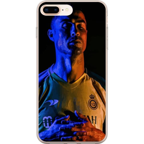 Apple iPhone 8 Plus Gennemsigtig cover Cristiano Ronaldo
