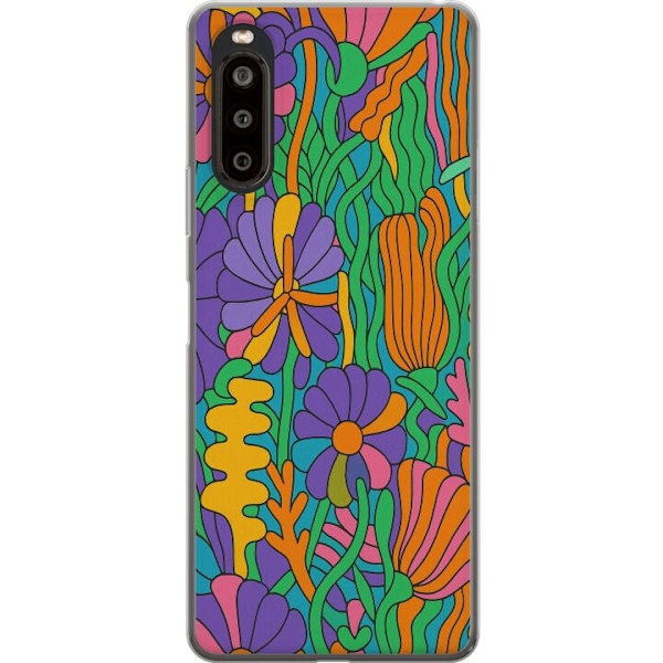 Sony Xperia 10 II Genomskinligt Skal Color Pop