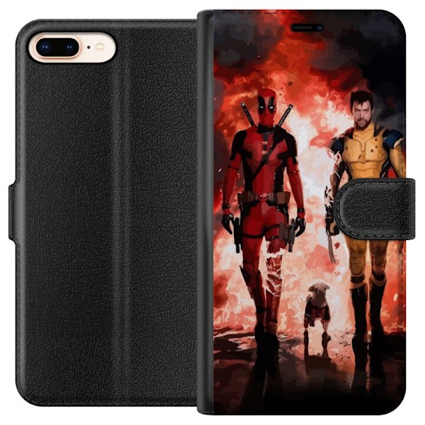 Apple iPhone 7 Plus Lommeboketui Wolverine Deadpool