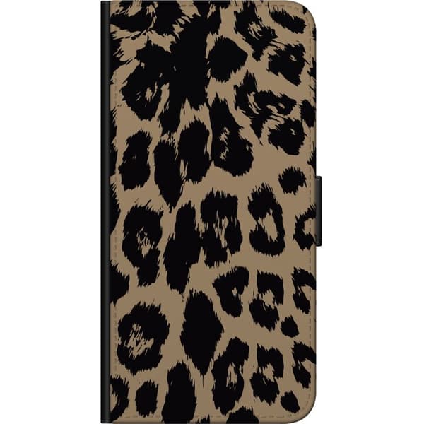 Kompatibel Tegnebogsetui til Samsung Galaxy A03s Leopard