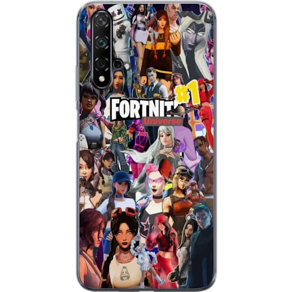 Huawei nova 5T Läpinäkyvä kuori Fortnite