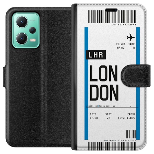 Xiaomi Redmi Note 12 Plånboksfodral London