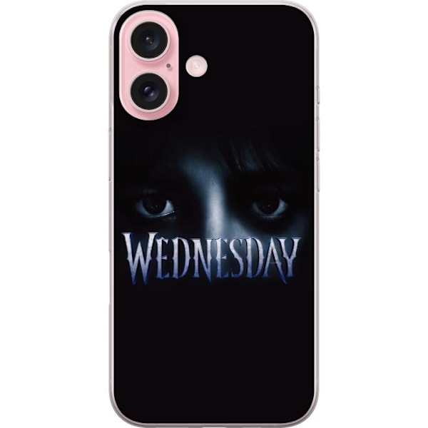 Apple iPhone 16 Gennemsigtig cover Wednesday Addams