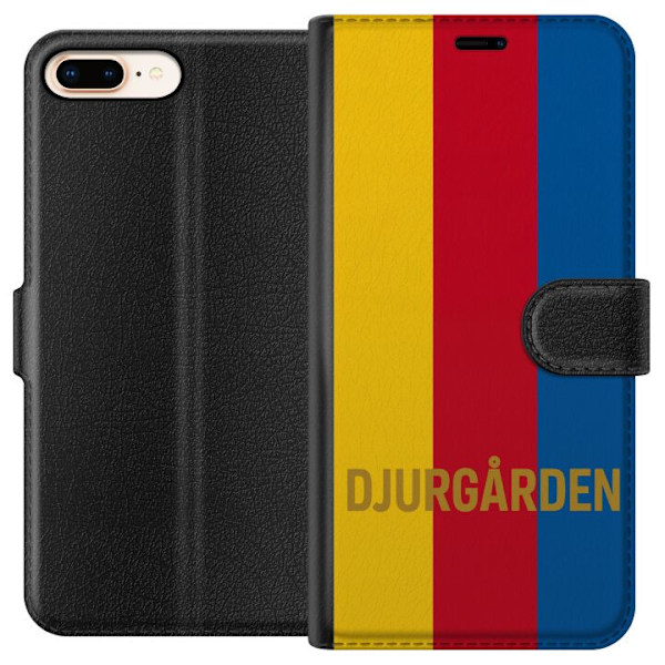 Apple iPhone 7 Plus Lompakkokotelo Djurgården – jalkapallo