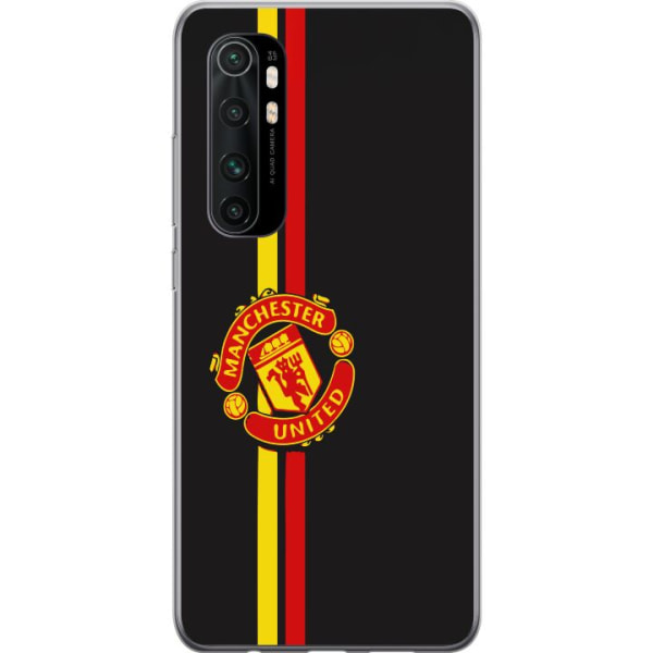Xiaomi Mi Note 10 Lite Gennemsigtig cover Manchester United F.