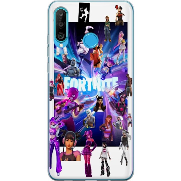 Huawei P30 lite Gennemsigtig cover Fortnite