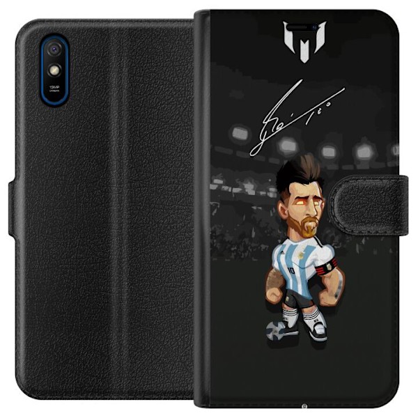 Xiaomi Redmi 9A Lommeboketui Messi