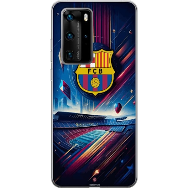 Huawei P40 Pro Läpinäkyvä kuori FC Barcelona