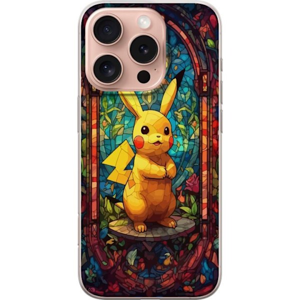 Apple iPhone 16 Pro Läpinäkyvä kuori Pokemon