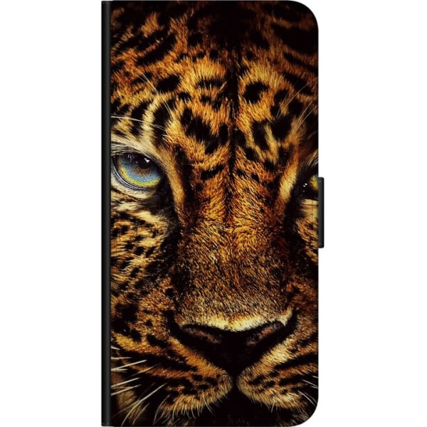 Samsung Galaxy J4+ Lompakkokotelo leopardi