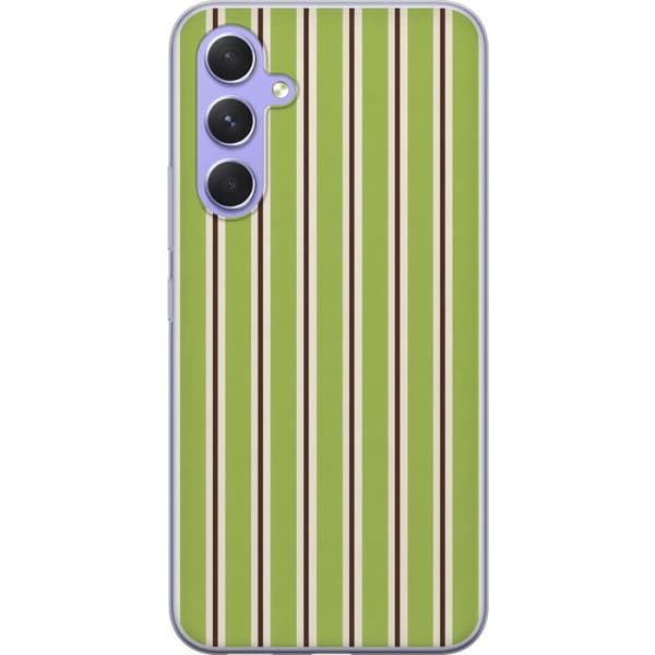 Kompatibel Mobilcover til Samsung Galaxy A54 Matcha Stripe grøn