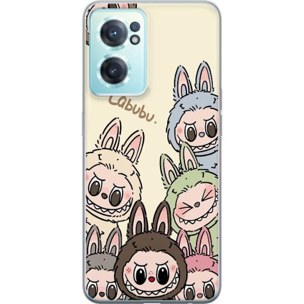 OnePlus Nord CE 2 5G Genomskinligt Skal Labubu Pastel Collection