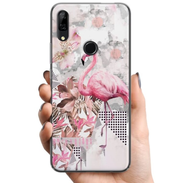 Huawei P Smart Z TPU Mobilcover Flamingo