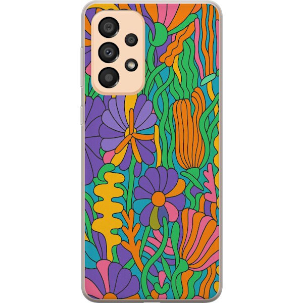 Samsung Galaxy A33 5G Genomskinligt Skal Color Pop