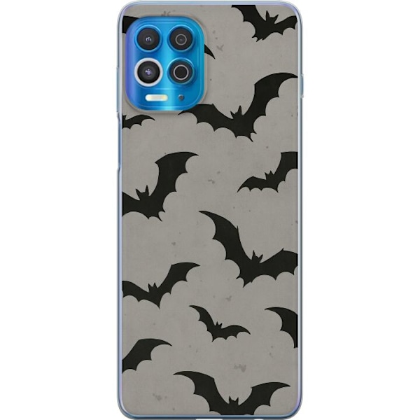 Motorola Edge S Läpinäkyvä kuori Flutterprint