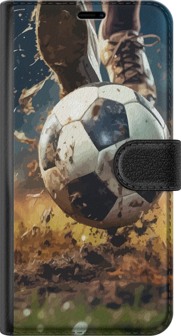 Kompatibel Tegnebogsetui til Apple iPhone 11 Fodbold
