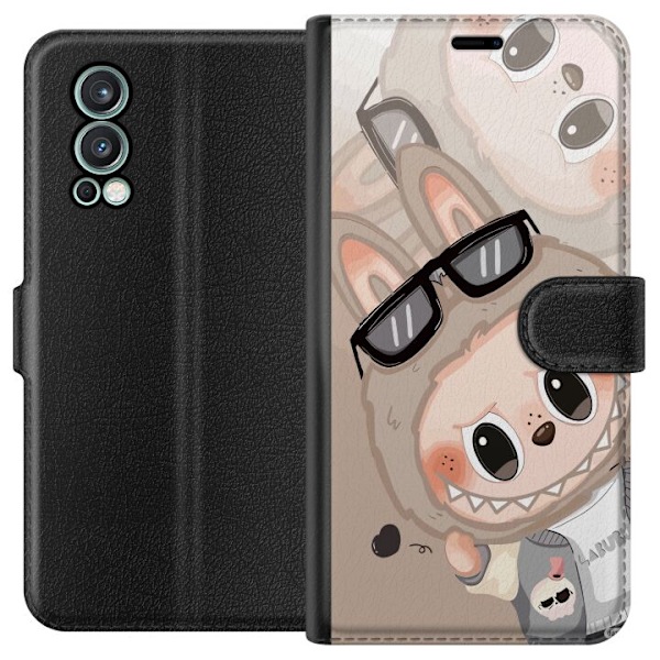 OnePlus Nord 2 5G Lommeboketui Labubu Rainbow Chaos