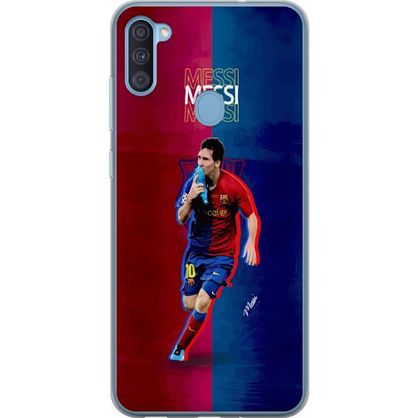 Samsung Galaxy A11 Gjennomsiktig deksel Messi