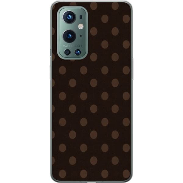 Kompatibelt Mobilskal till OnePlus 9 Pro Mocha Dots brun