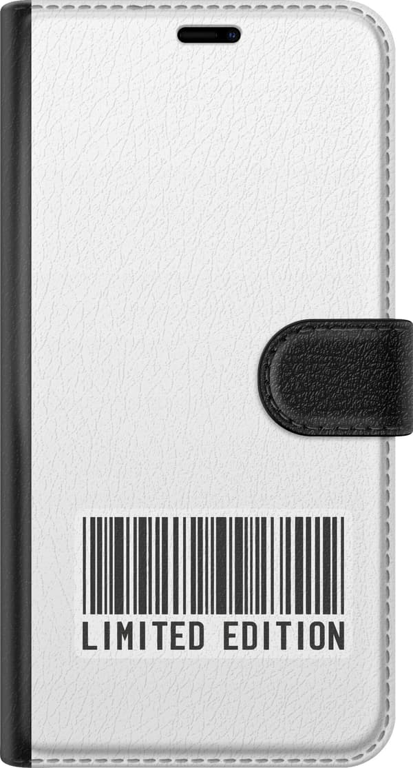 Kompatibel Tegnebogsetui til OnePlus Nord CE6 Stregkode - Sort motiv i begrænset oplag - Stregkode. sort