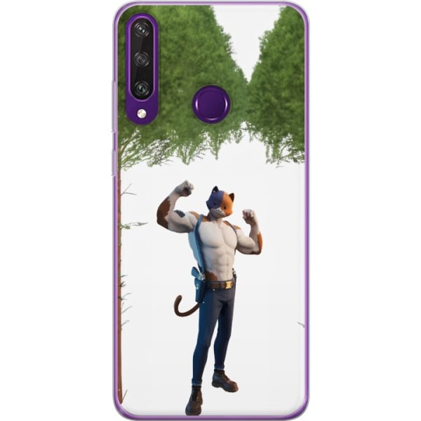 Huawei Y6p Gennemsigtig cover Fortnite - Meowscles