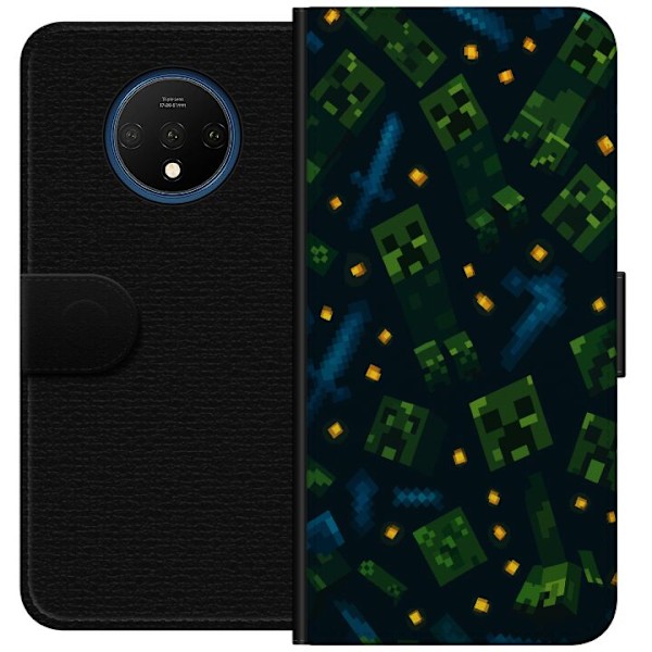 OnePlus 7T Tegnebogsetui Minecraft Dungeons Mob
