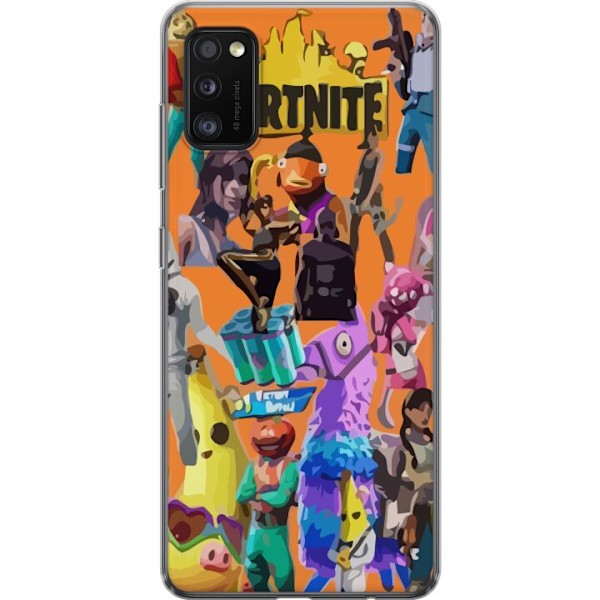 Samsung Galaxy A41 Gennemsigtig cover Fortnite