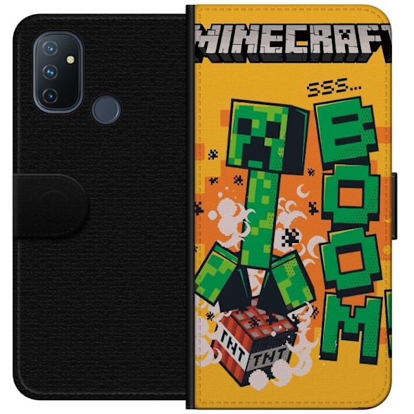 OnePlus Nord N100 Plånboksfodral Minecraft Boom