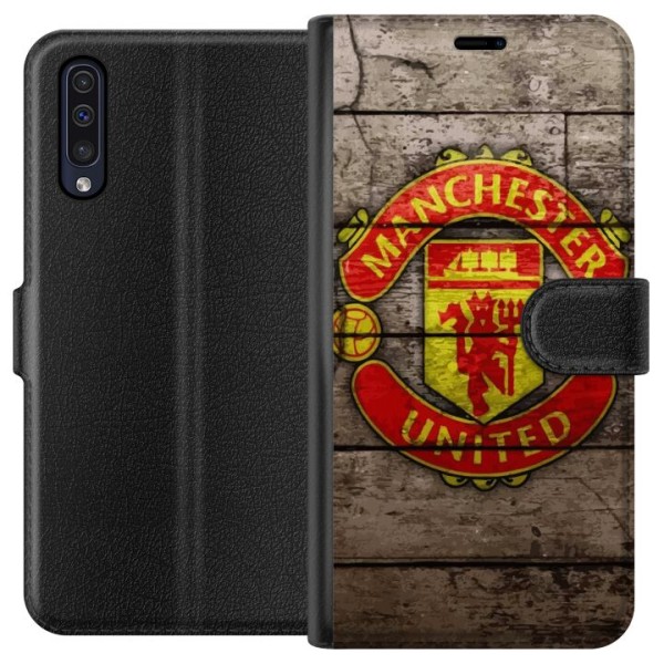 Samsung Galaxy A50 Lompakkokotelo Manchester United FC