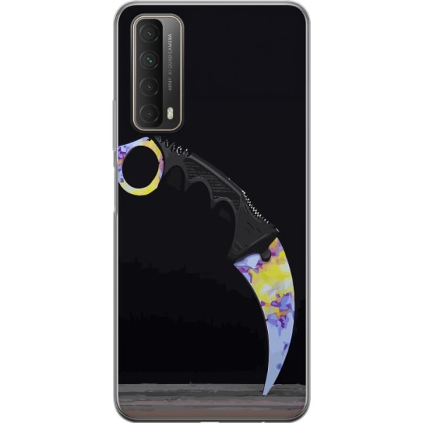 Huawei P smart 2021 Gennemsigtig cover Karambit / Butterfly /