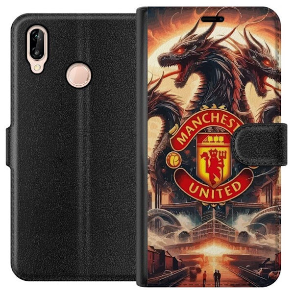 Huawei P20 lite Lommeboketui Manchester United