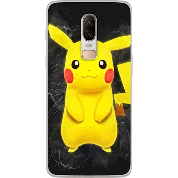 OnePlus 6 Läpinäkyvä kuori Pokemon