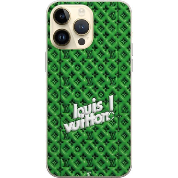 Kompatibelt Mobildeksel til Apple iPhone 15 Pro Max Inspirert grønt monogram med logo grønn