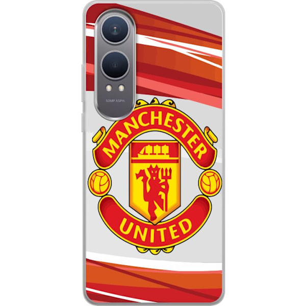 OnePlus Nord CE4 Lite Genomskinligt Skal Manchester United F.C