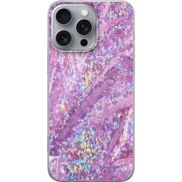 Apple iPhone 16 Pro Max Läpinäkyvä kuori Glitter