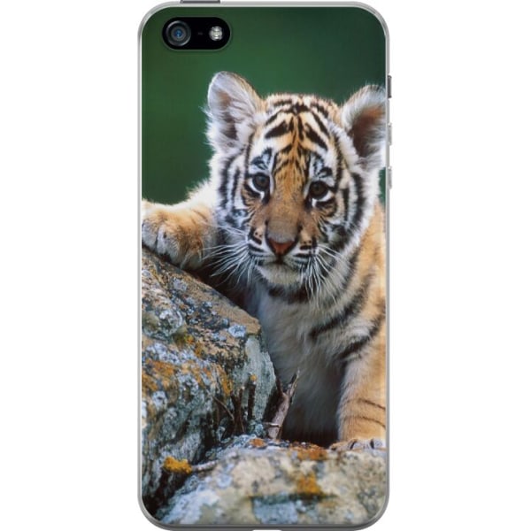 Apple iPhone 5 Cover / Mobilcover - Tiger