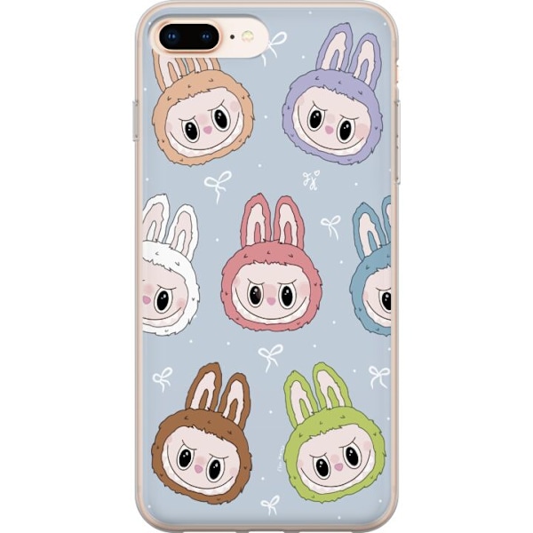 Apple iPhone 8 Plus Gennemsigtig cover Labubu Star mønster
