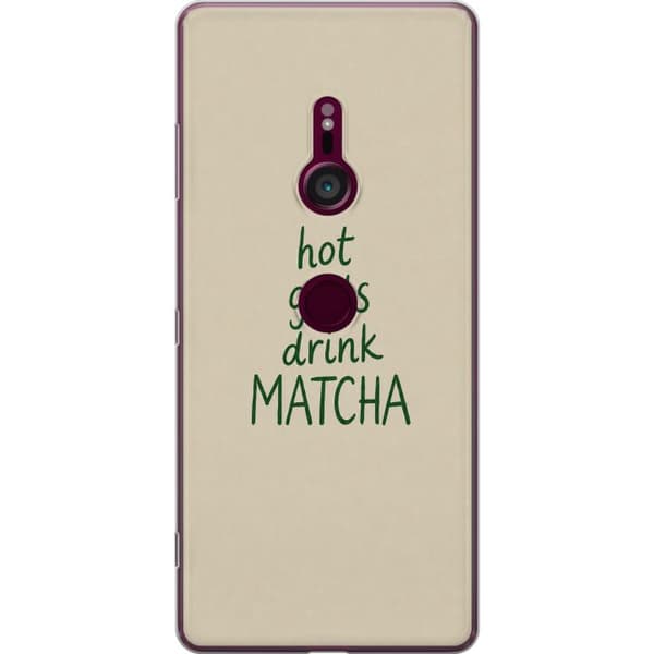 Kompatibelt Mobildeksel til Sony Xperia XZ3 Matcha-jenter beige