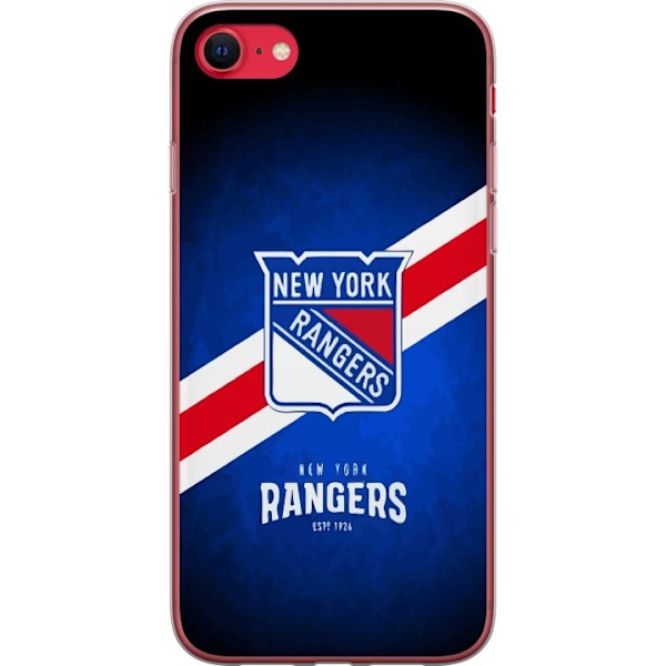 Apple iPhone SE (2022) Läpinäkyvä kuori New York Rangers (N