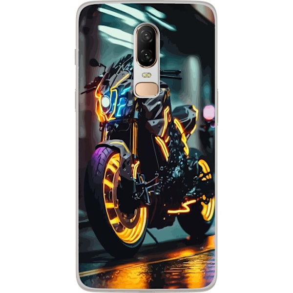 OnePlus 6 Genomskinligt Skal Motorcykel