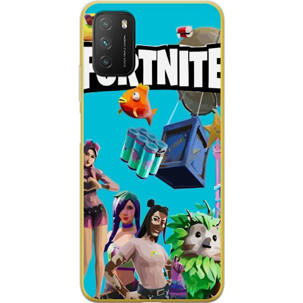 Xiaomi Poco M3  Gjennomsiktig deksel Fortnite