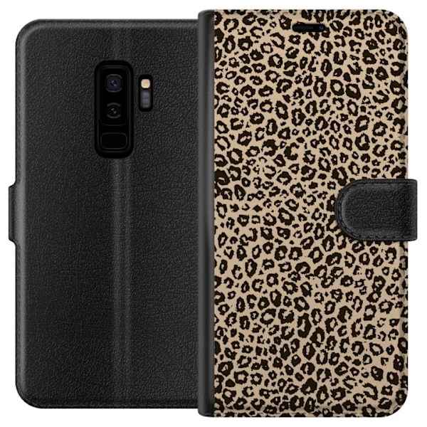 Samsung Galaxy S9+ Plånboksfodral Leopard Mönster