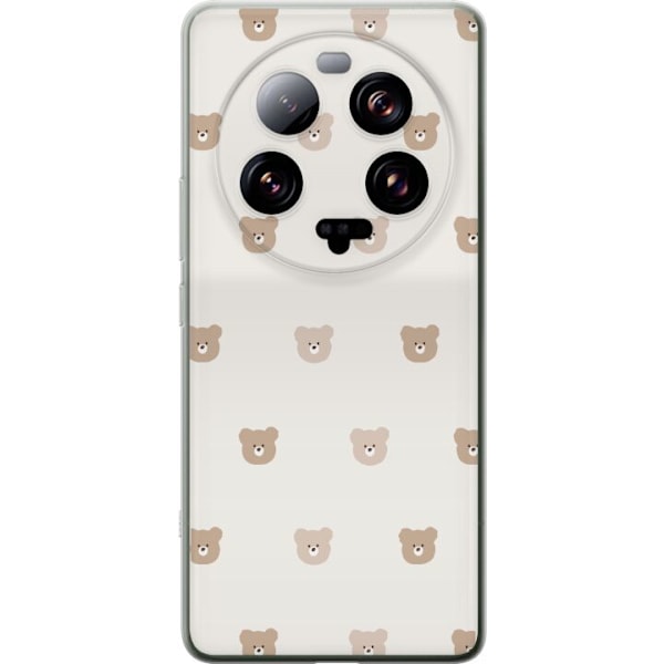 Xiaomi 13 Ultra Genomskinligt Skal Teddy Background – gullig