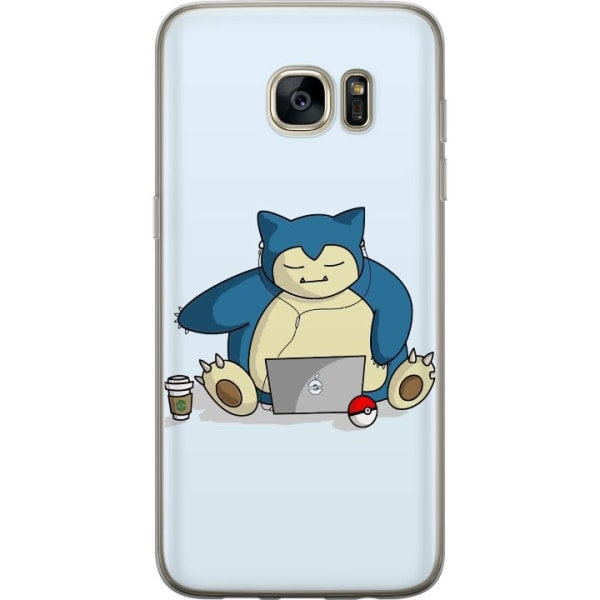 Samsung Galaxy S7 edge Gennemsigtig cover Pokemon Rolig