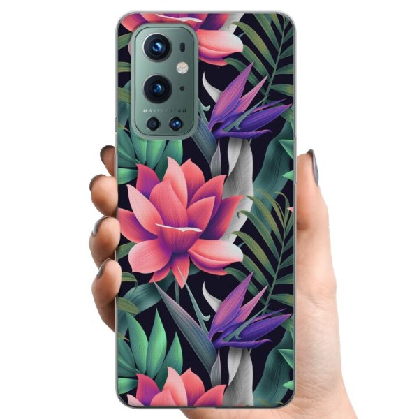 OnePlus 9 Pro TPU Mobilcover Blomster