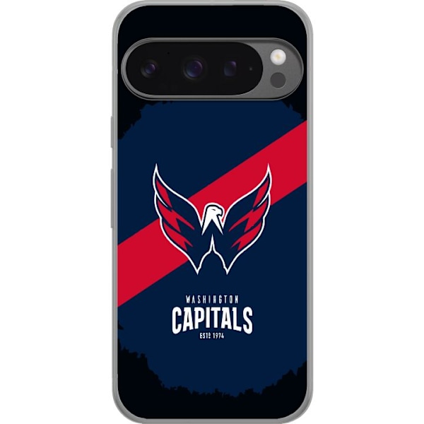 Google Pixel 9 Pro XL Gennemsigtig cover Washington Capitals (