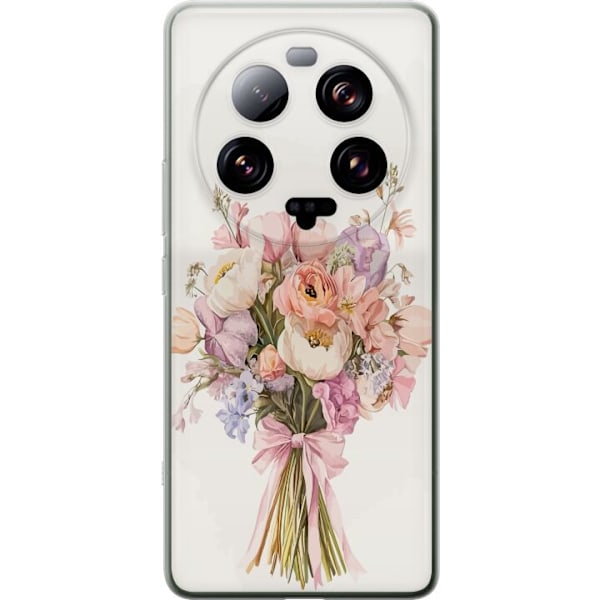 Xiaomi 13 Ultra Läpinäkyvä kuori Kännykkäkuori värikkäällä kukkakimpulla romanttisessa tyylissä